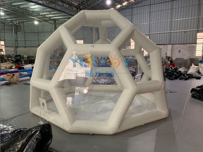Inflatable Geodesic Dome Tent For Stargazing