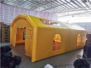 Автоматична въздушна сватбена палатка с радиусни прозорци